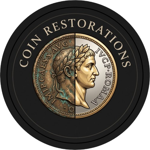 Coin Restorations medallion logo